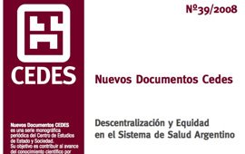 CEDES. Documentos de trabajo, 39